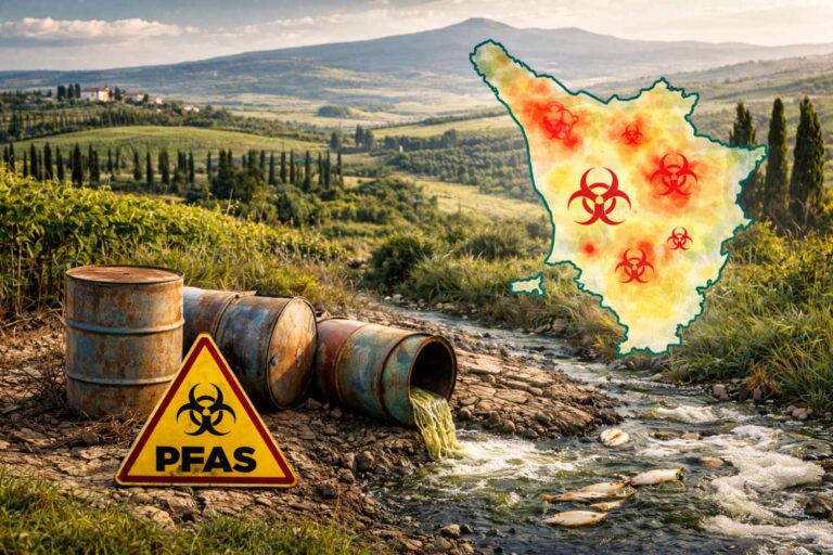 mappa pfas toscana