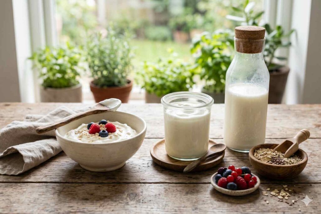 kefir skyr yogurt greco