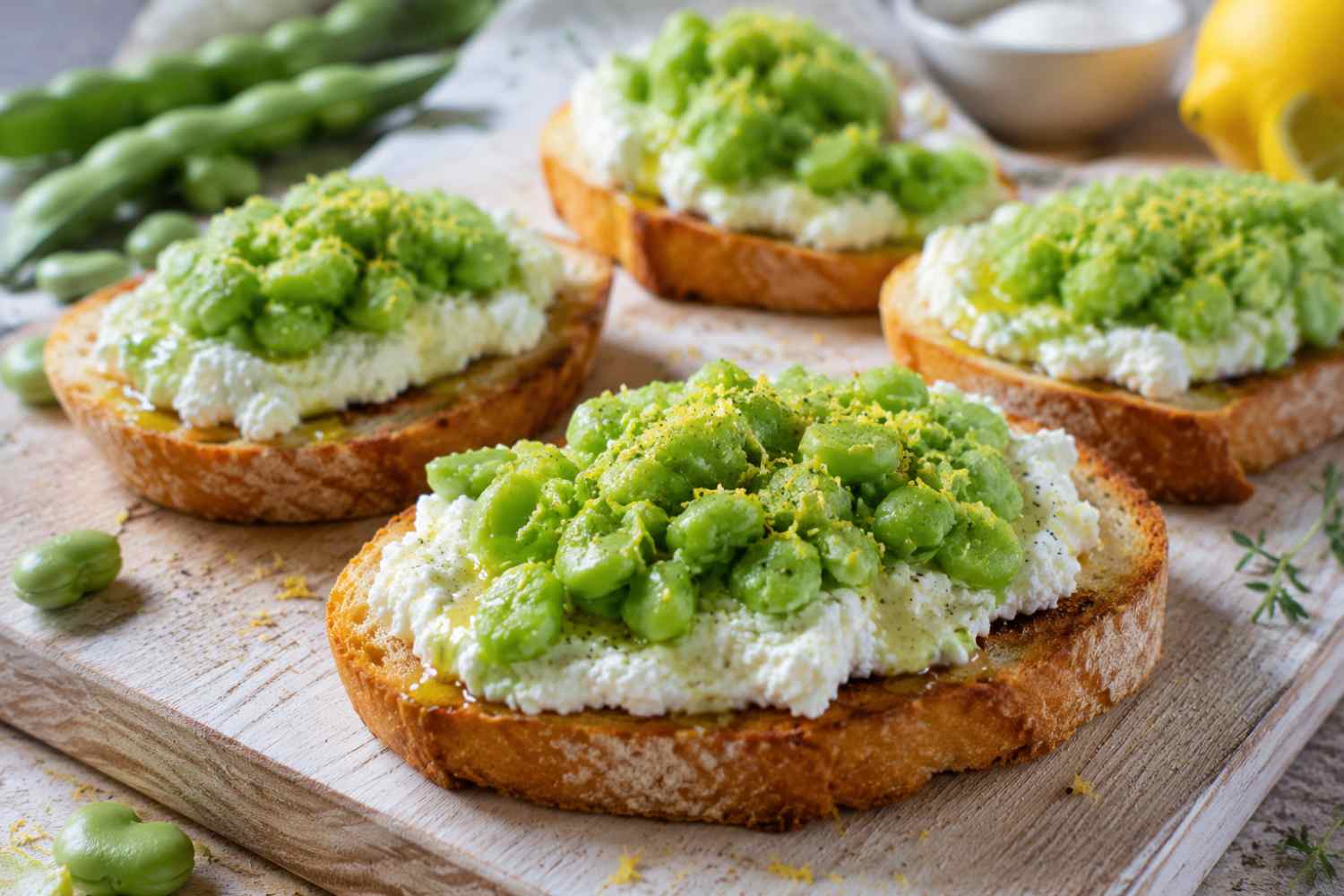 tuinbonenbruschetta