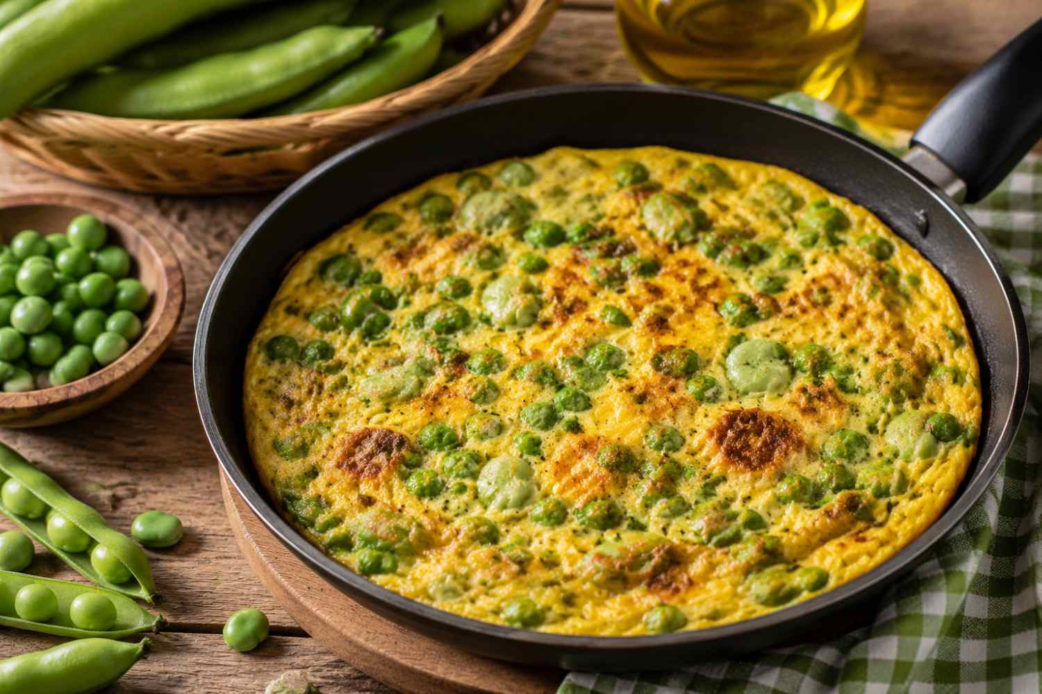 tuinbonen-erwtenomelet