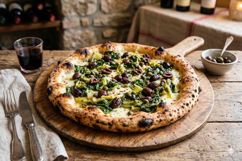 pizza con le scarole