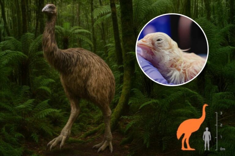 De nieuwe waanzin van het uitsterven: het weer tot leven brengen van de gigantische moa die al 600 jaar vermist is (dankzij een kunstmatig ei)
