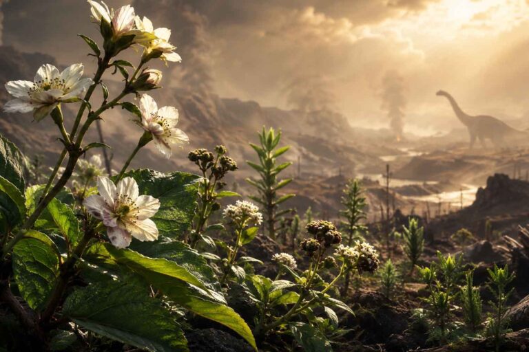 piante da fiore preistoria
