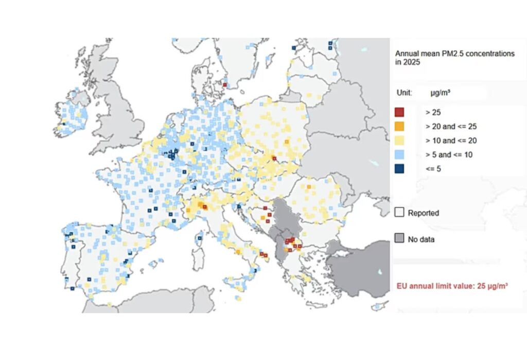Lucht die dodelijk is: Italië is de zwarte top in Europa wat betreft PM2,5-vervuiling (en twee zuidelijke gemeenten hebben het record)