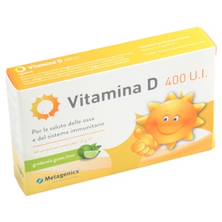 VITAMINE D 400 IE EN 100 IE METAGENICS