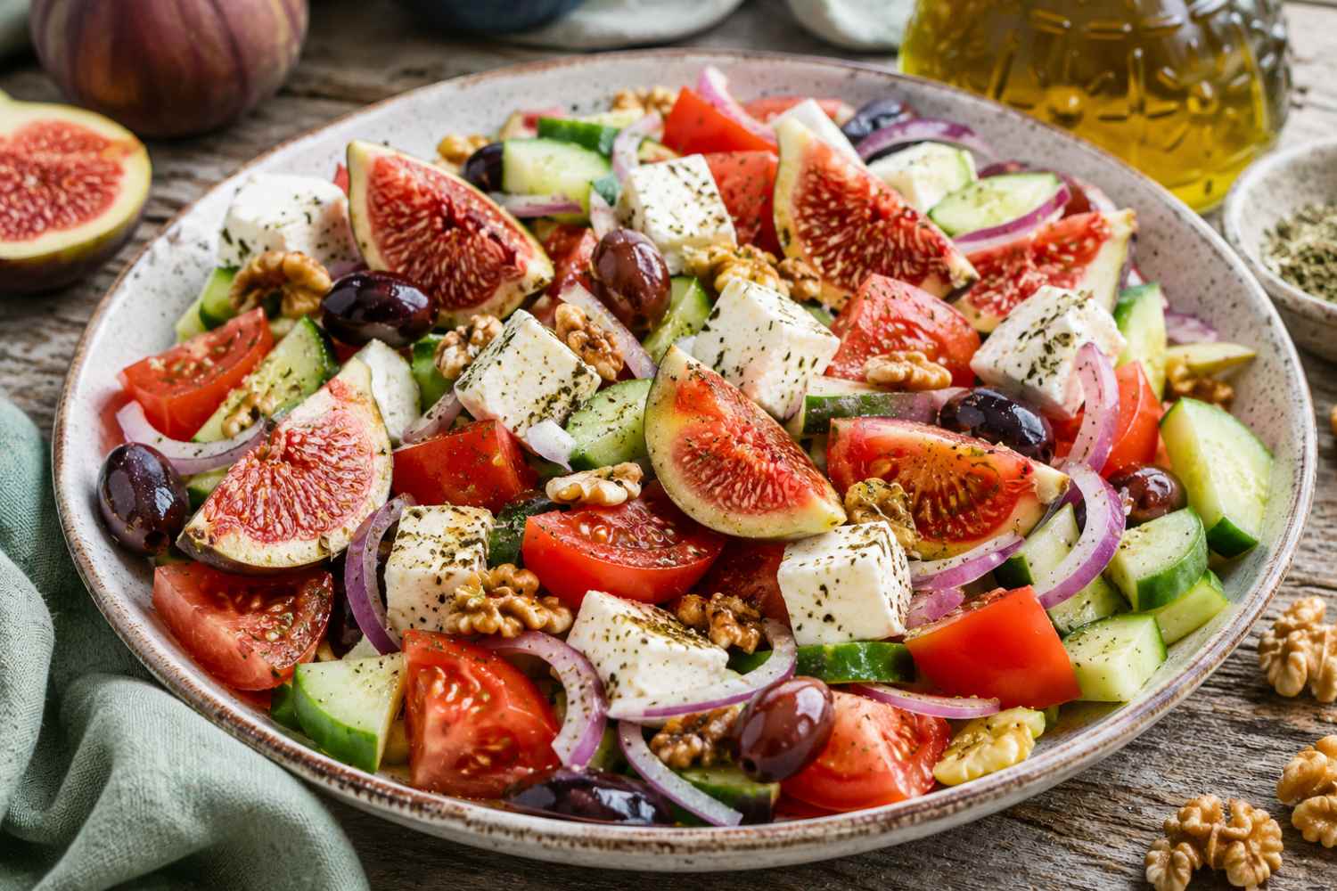 Griekse vijgensalade