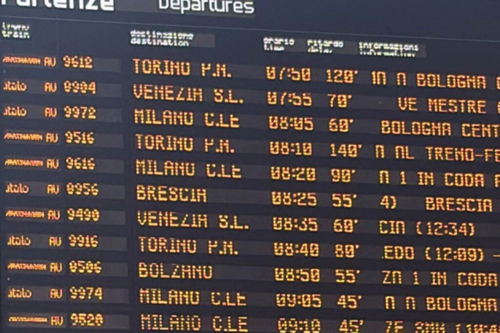 Treni ritardi