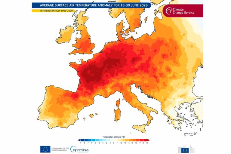 Nee, in West-Europa is het nog nooit zo warm geweest: juni 2026 brak een record waar we niet omheen kunnen
