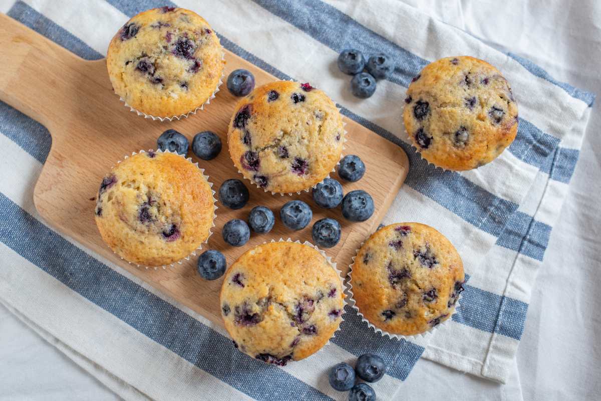 Bosbessenmuffins
