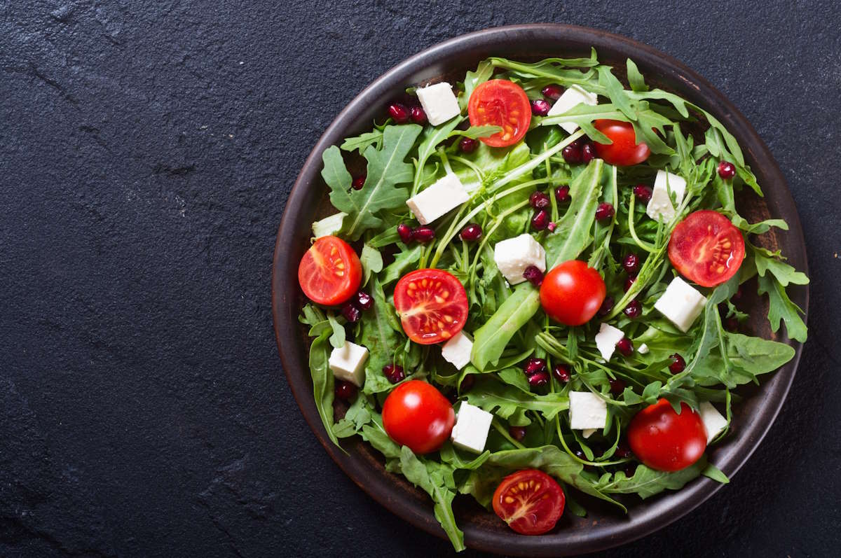 rucola en fetasalade