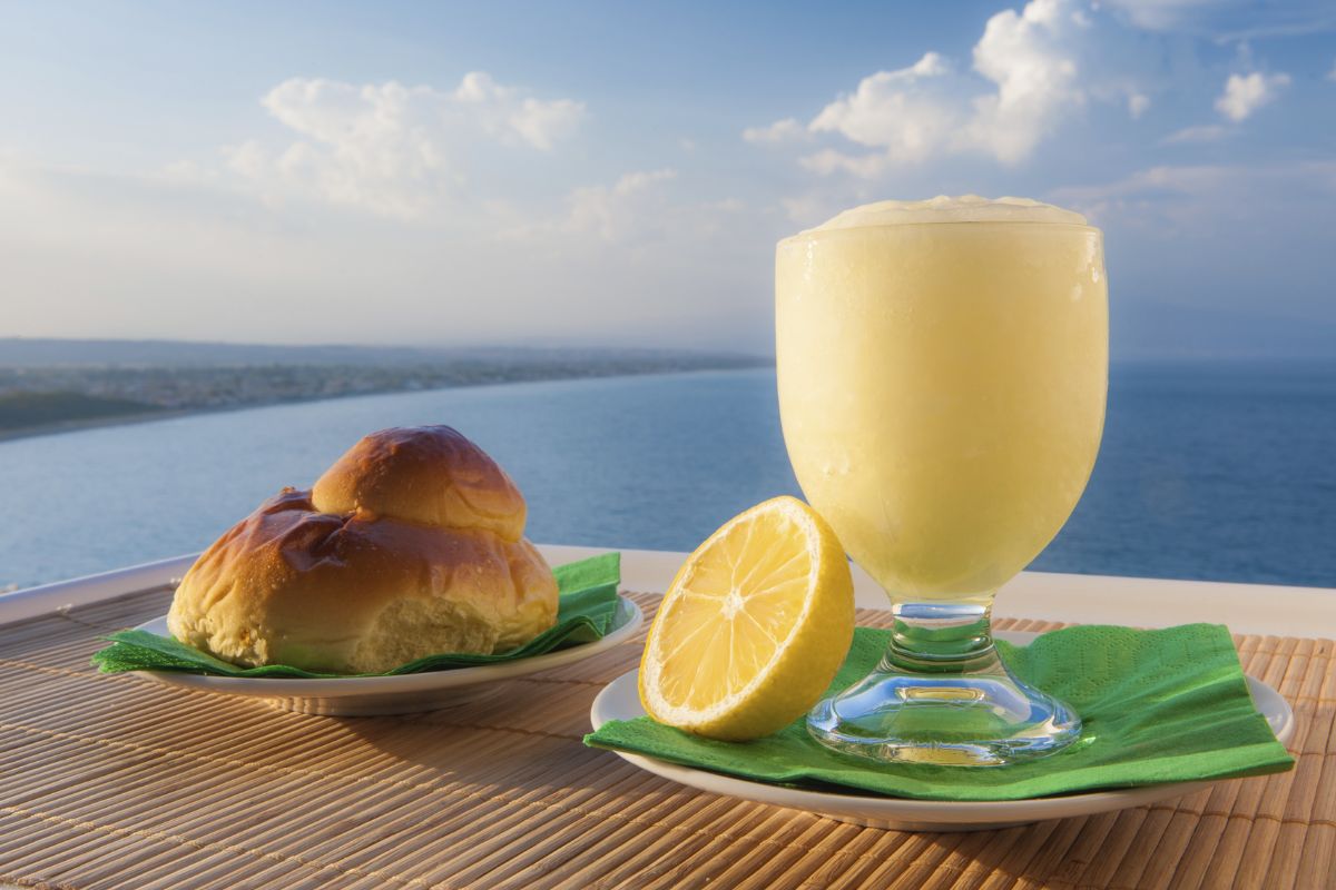 Siciliaanse citroengranita