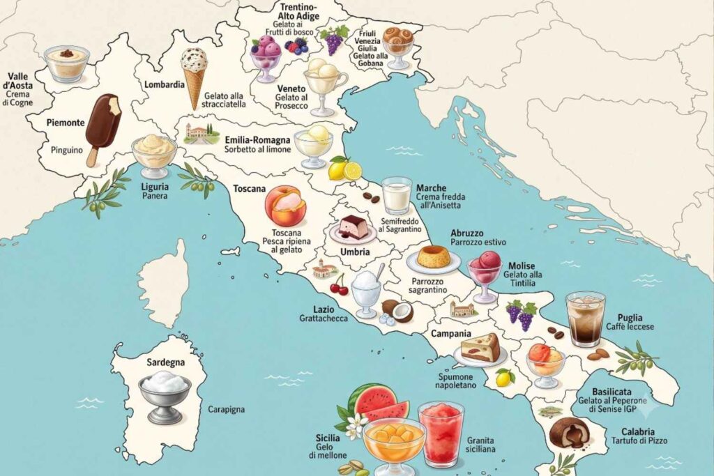 mappa dessert italia