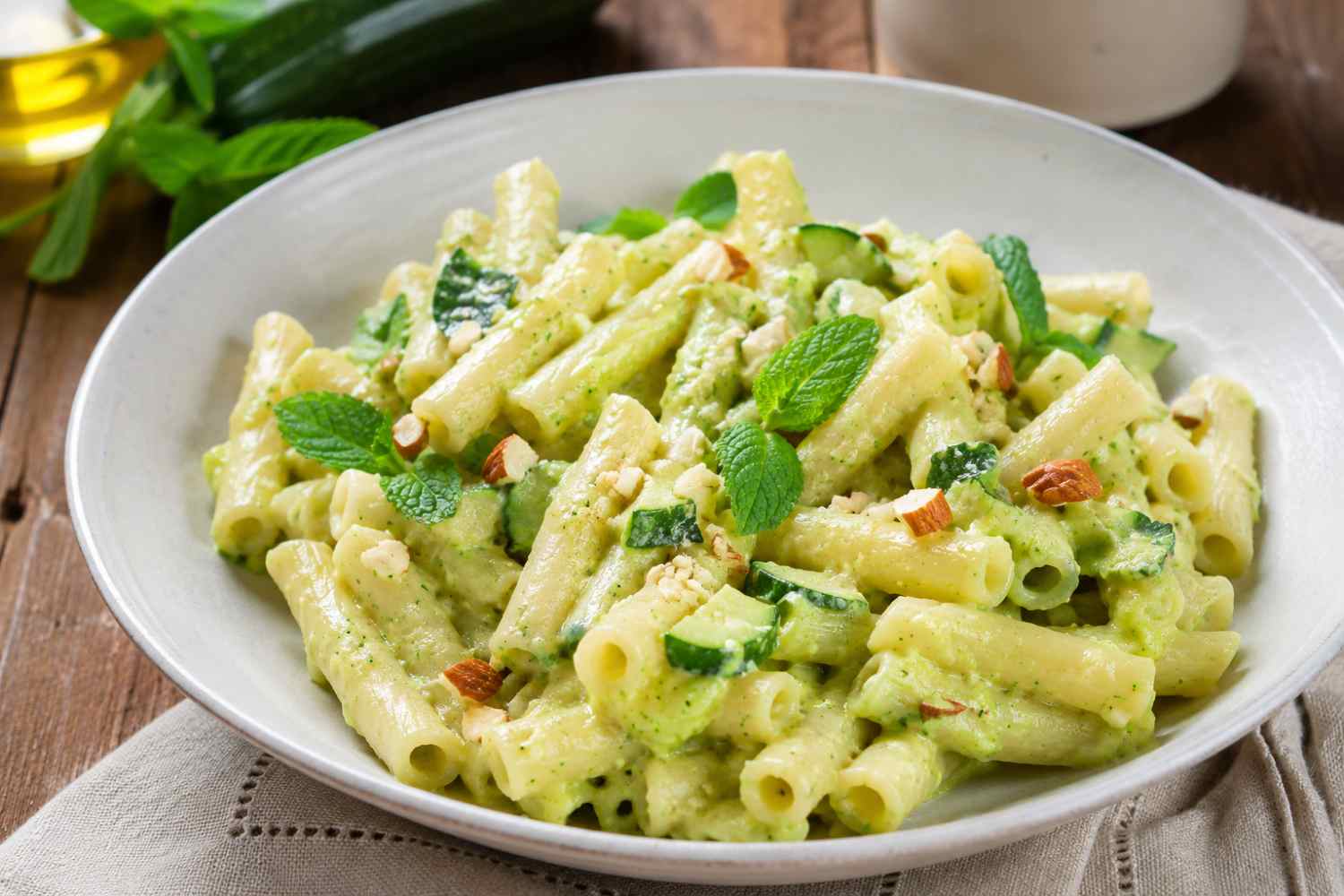 Courgette-ricottapasta