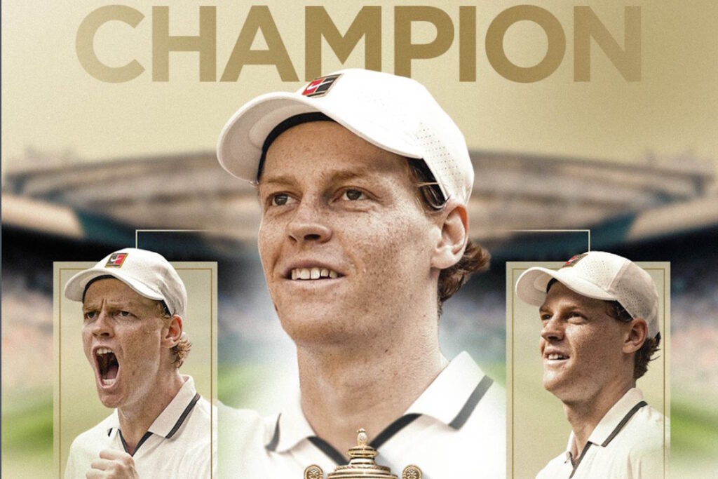 jannik sinner campione di wimbledon 2026