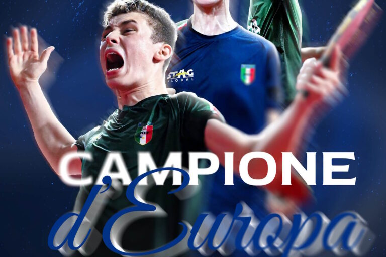 Danilo Faso campione europa U19 ping pong