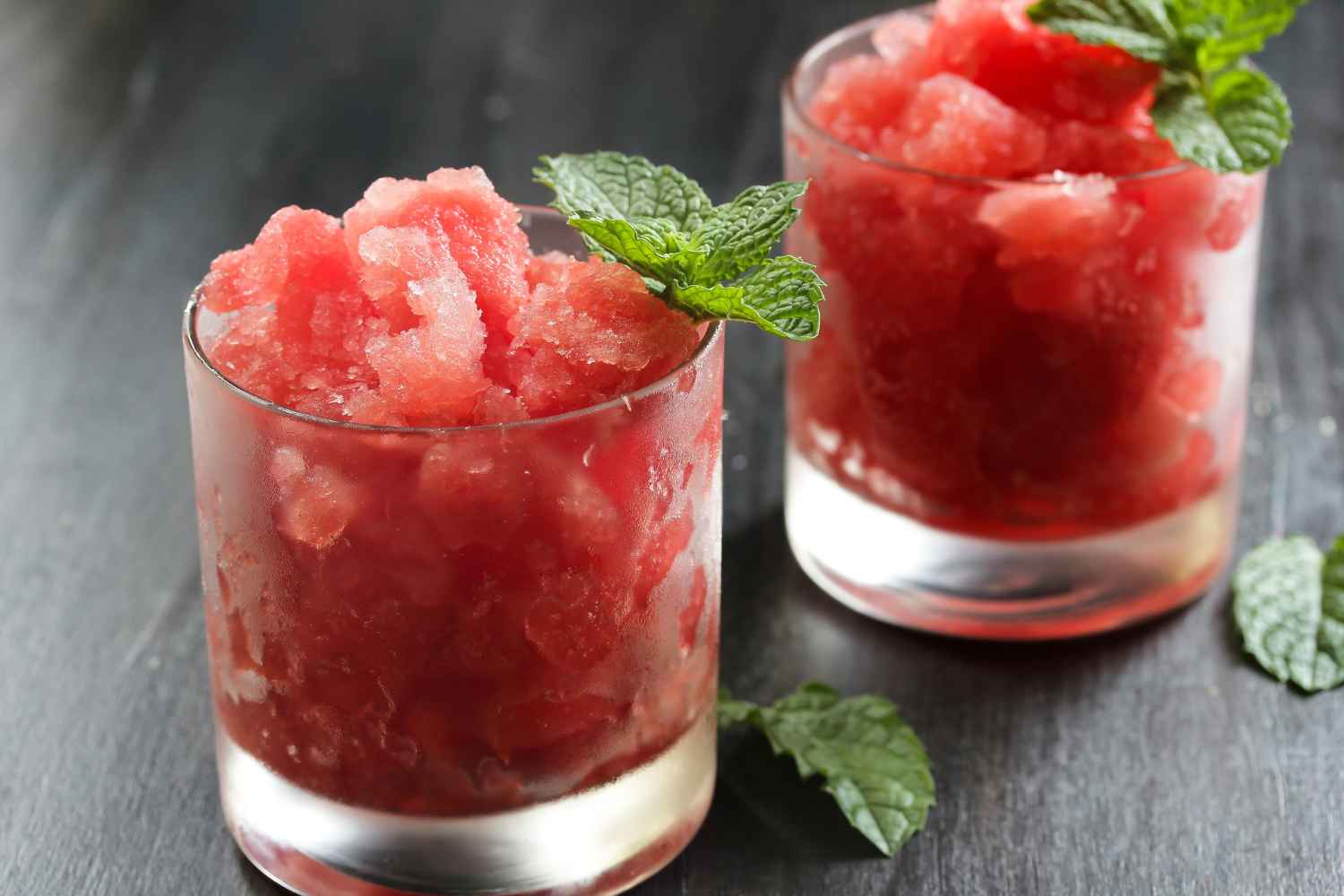 Granita van watermeloen