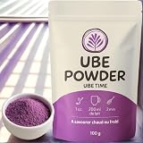 Premium Ube-poeder ● 100 gram 100% puur Ube-poeder ● Filippijnse oorsprong ● Zonder toevoegingen of kleurstoffen ● Veganistisch, glutenvrij en zonder toegevoegde suikers ● Ube-melk, kommen en gebak