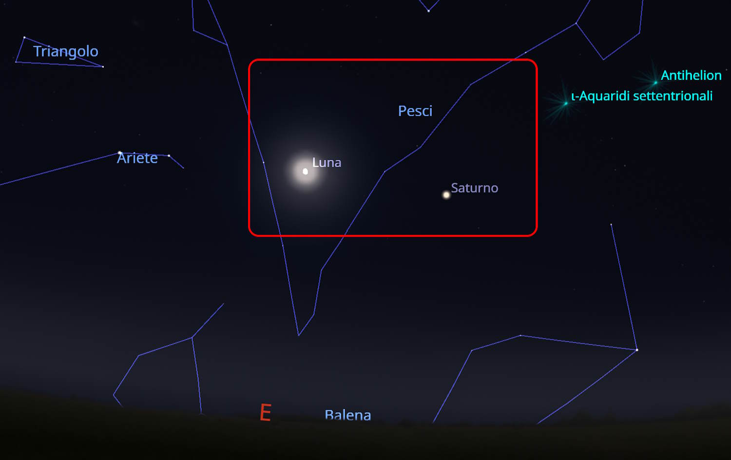kust maan Saturnus